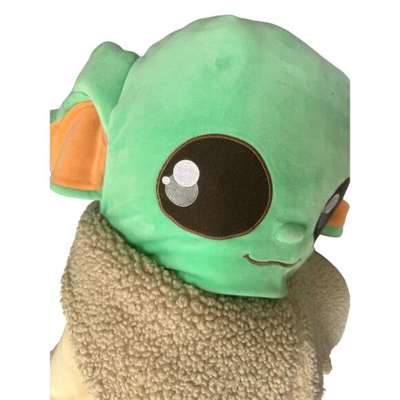 LARGE Star Wars Mandalorian BABY YODA GROGU 20" Plush STUFFED ANIMAL Toy Pillow - Picture 4 of 6